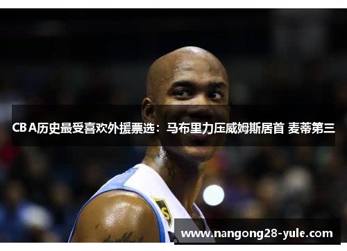 CBA历史最受喜欢外援票选：马布里力压威姆斯居首 麦蒂第三